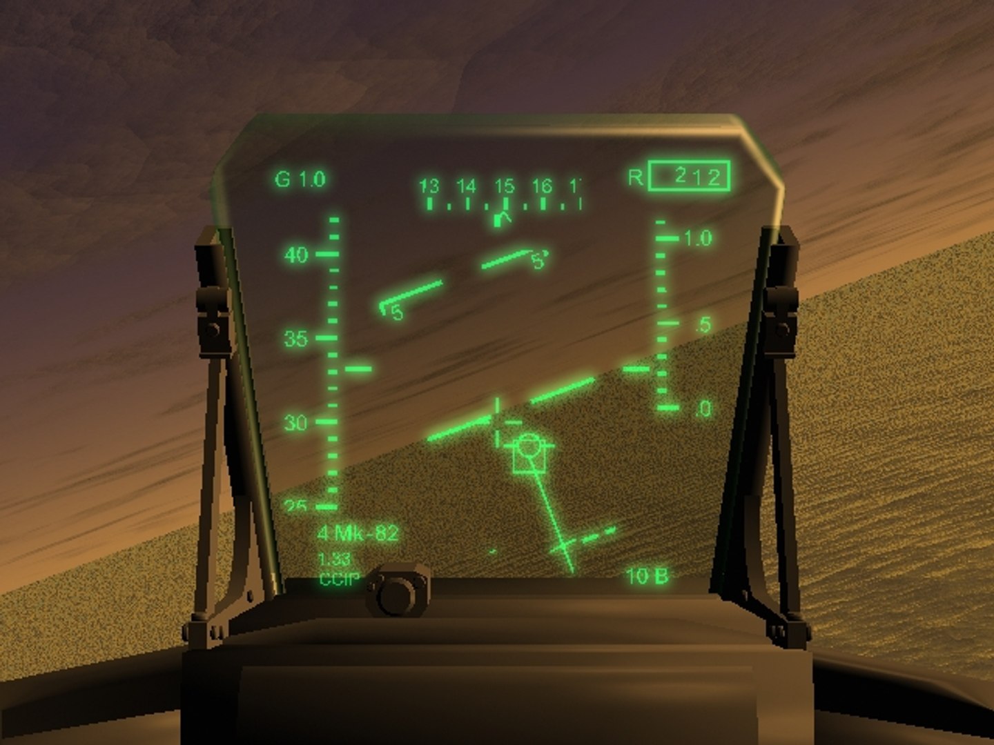 Fighter Aircraft Hud 3d Model