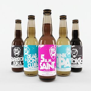 3d scottland beer brewdog model