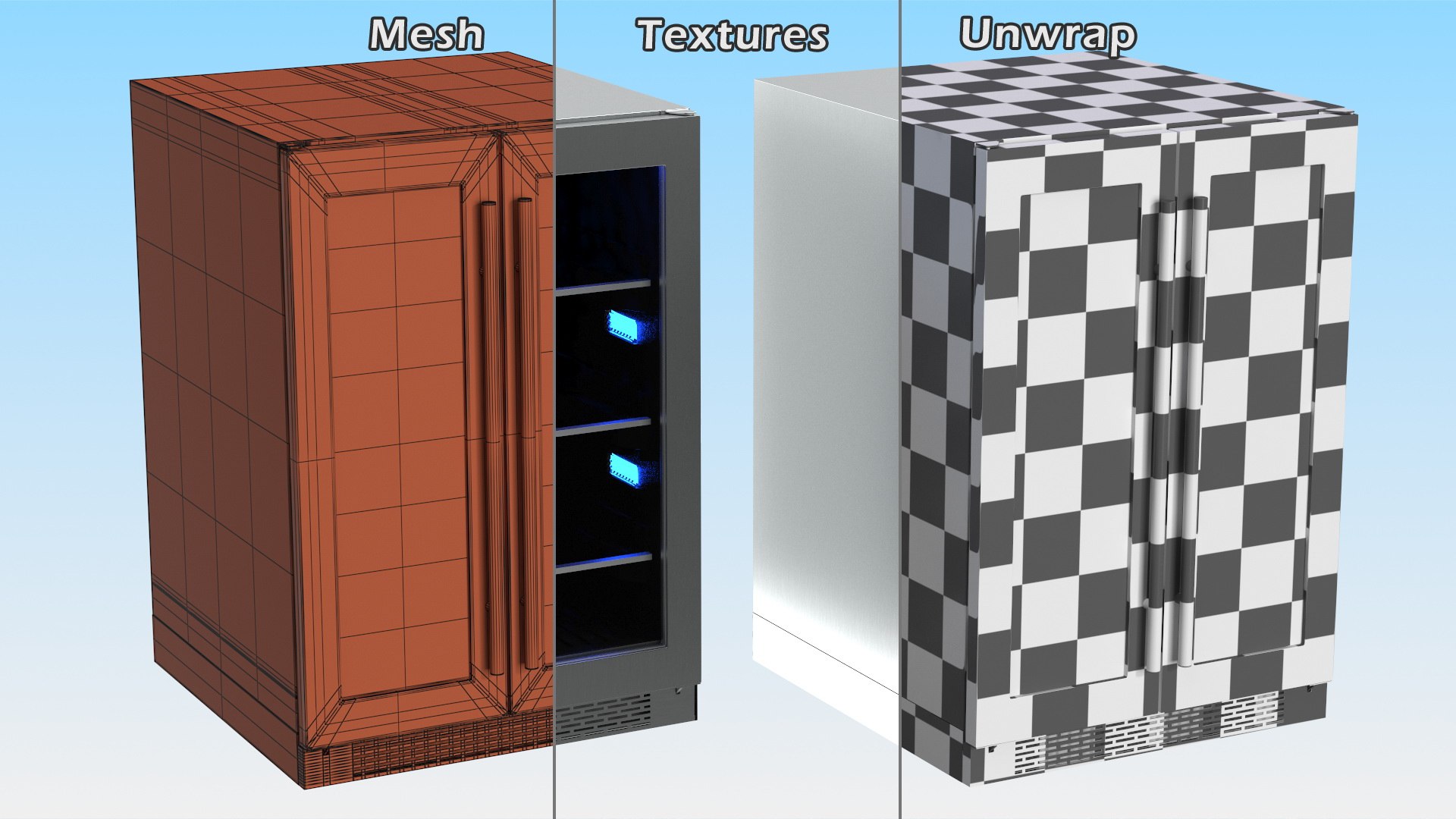 3D Wine Cooler Compact Dual Zone https://p.turbosquid.com/ts-thumb/mx/2Gl1Pb/Tg/winecoolercompactdualzone3dmodel018/jpg/1638528280/1920x1080/fit_q87/a67d6bceab4530e976f28001744f5e2b7bfe6541/winecoolercompactdualzone3dmodel018.jpg