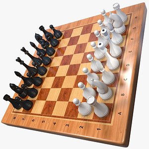 chess set 3d max