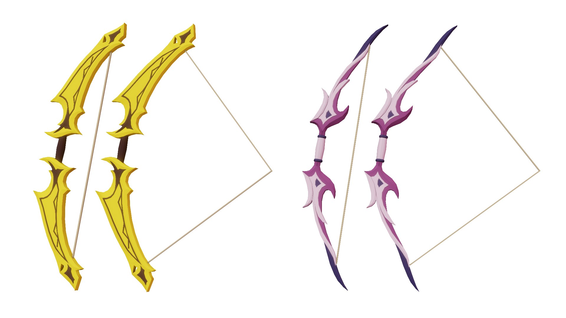 3D Low Poly Fantasy Bow Pack 25x https://p.turbosquid.com/ts-thumb/mx/9legZk/8v/tekli6/png/1752689471/1920x1080/fit_q87/a853d96469ee3e2989075274671359ede2e77147/tekli6.jpg