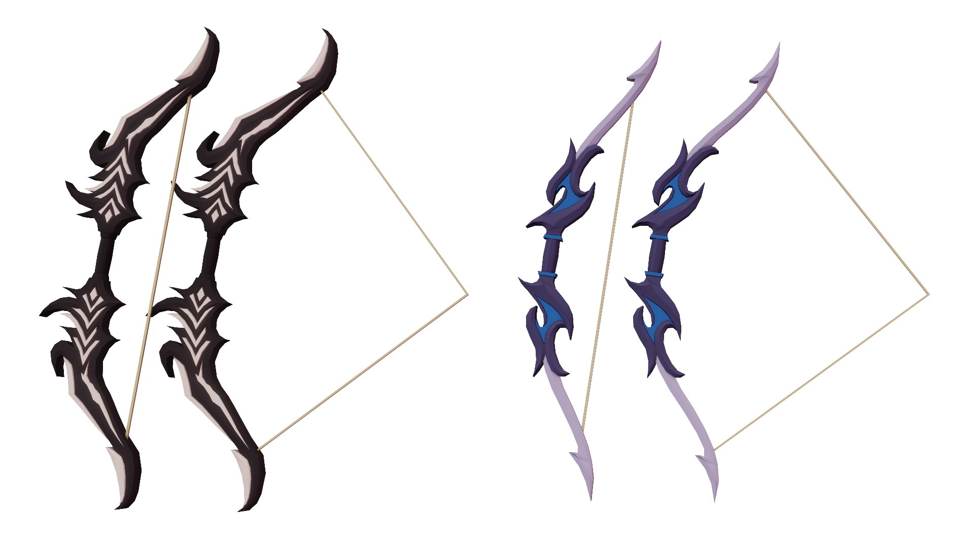 3D Low Poly Fantasy Bow Pack 25x https://p.turbosquid.com/ts-thumb/mx/9legZk/OG/tekli9/png/1752689472/1920x1080/fit_q87/d0d820425f653b6af7ebc67bce81e3208b2a2317/tekli9.jpg