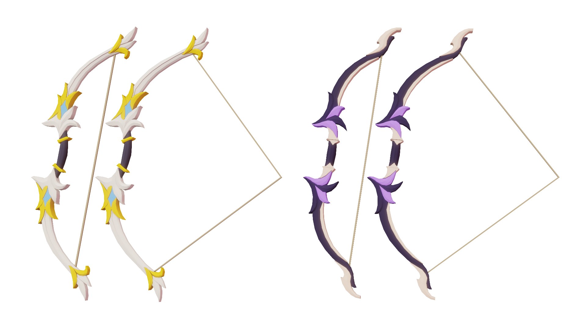 3D Low Poly Fantasy Bow Pack 25x https://p.turbosquid.com/ts-thumb/mx/9legZk/PP/tekli7/png/1752689471/1920x1080/fit_q87/ee784855647f627a041049146756106f1dfef30c/tekli7.jpg