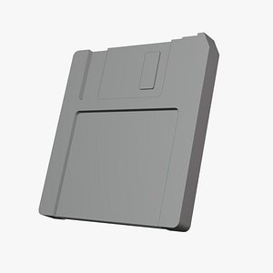 3D Floppy Disk - Geometry Only No Textures No Materials model