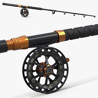Carbon Fly Rod with Reel