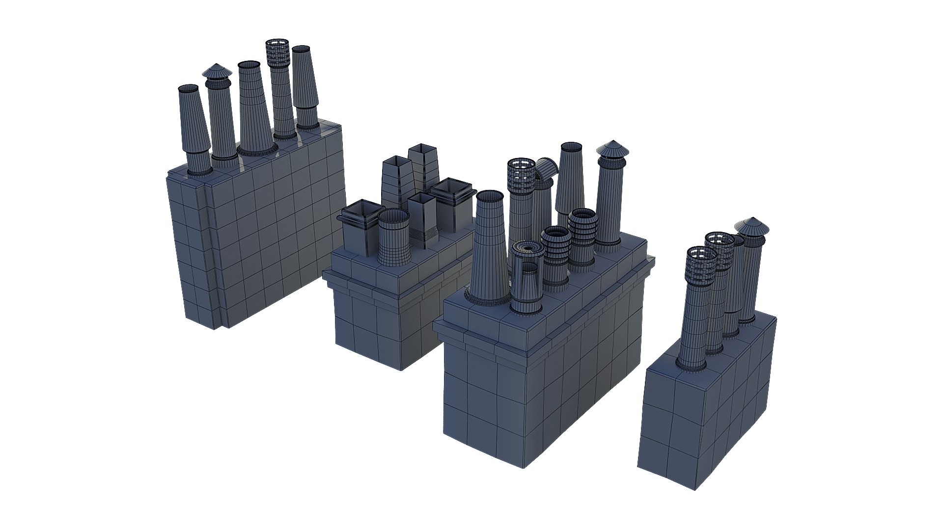 3D Chimneys model pack https://p.turbosquid.com/ts-thumb/mx/B0C1UA/qs/chim_roof_cam014_wire/jpg/1644943803/1920x1080/fit_q87/4b855e89421aae8e6a317b0fa402569a290d71d1/chim_roof_cam014_wire.jpg