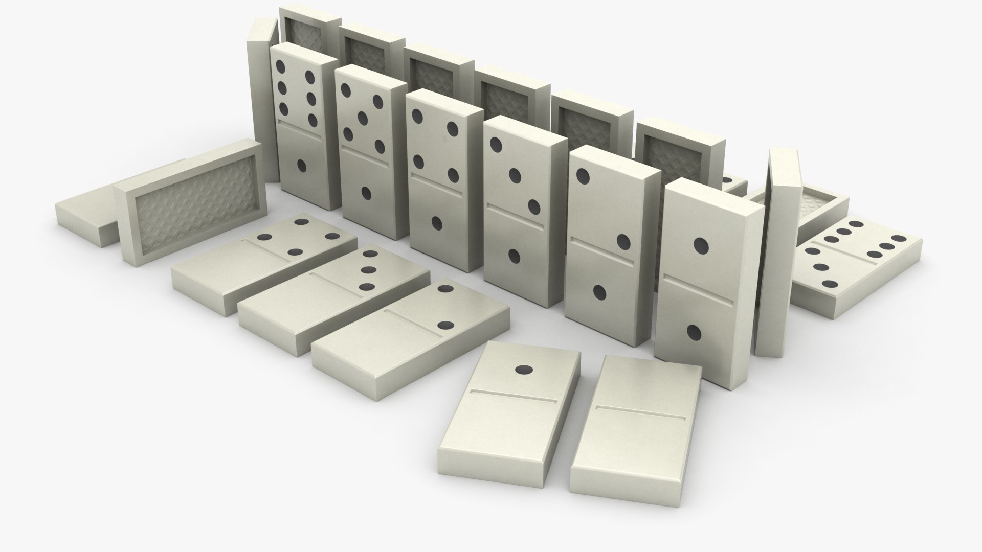 3D white domino https://p.turbosquid.com/ts-thumb/mx/DuCUj5/2T3shC36/domino02/jpg/1573467556/1920x1080/fit_q87/d1e68c9745d17f65964dba1d11644e8417dc9555/domino02.jpg