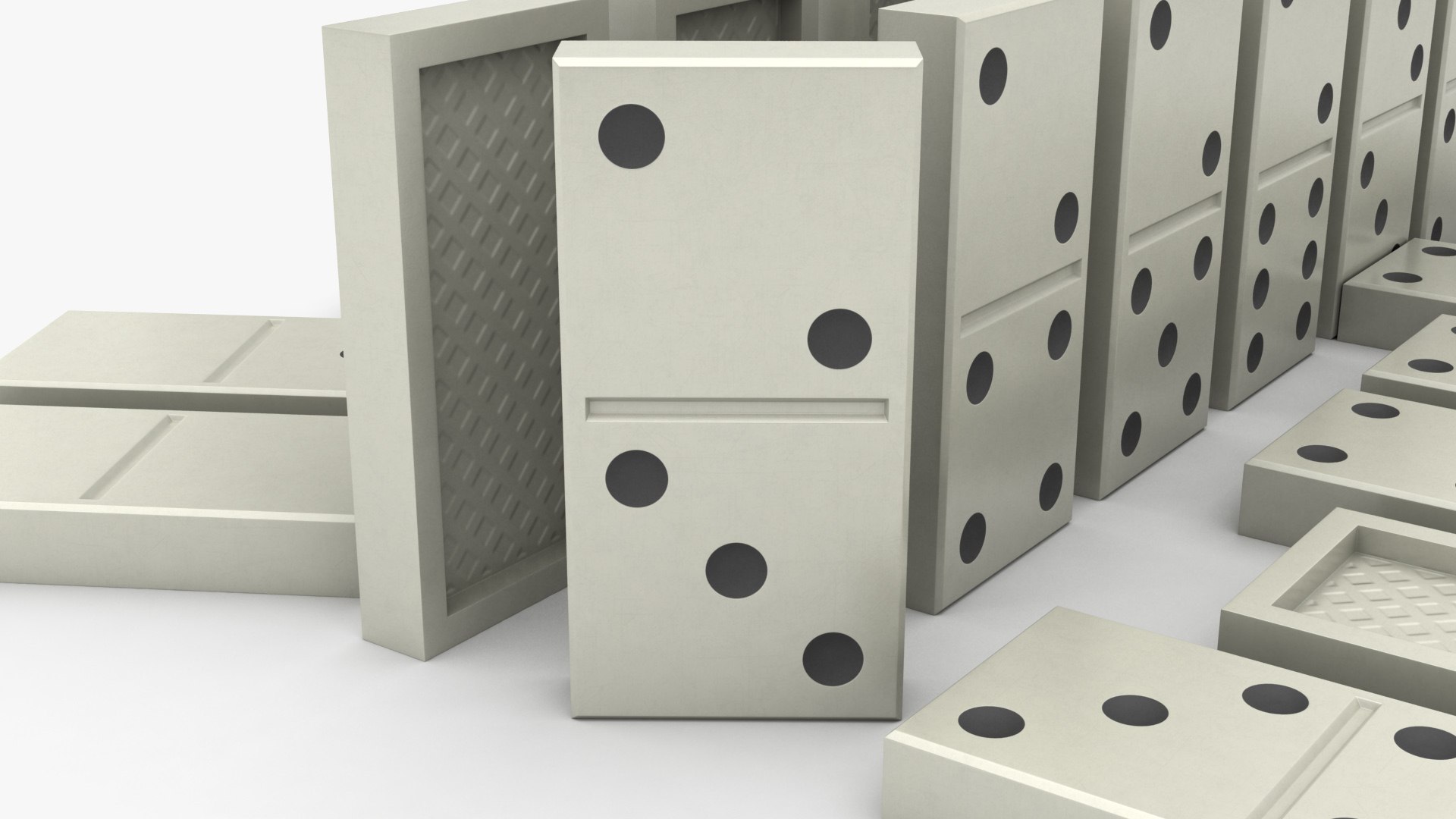 3D white domino https://p.turbosquid.com/ts-thumb/mx/DuCUj5/TkUd3M0G/domino07/jpg/1573467557/1920x1080/fit_q87/6b0785bc16220143c7bdc192bb18cc001d7f57e6/domino07.jpg