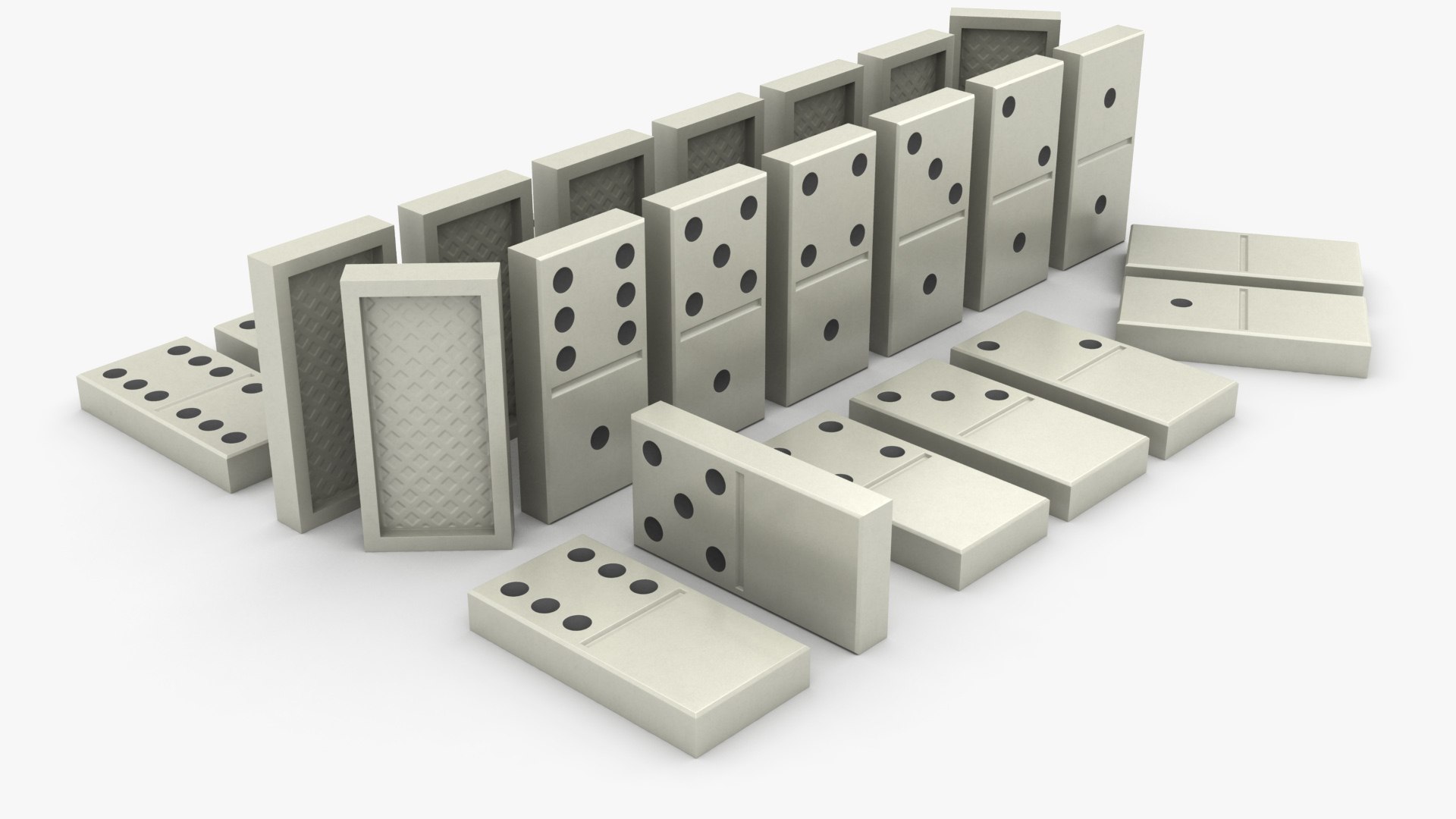 3D white domino https://p.turbosquid.com/ts-thumb/mx/DuCUj5/eBTRm6Pe/domino03/jpg/1573467556/1920x1080/fit_q87/a4a4e1e913147c1ca3c648e2ca39bde5aa2e36e0/domino03.jpg