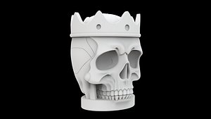 3D Skull Coin Bank 3d Print Model