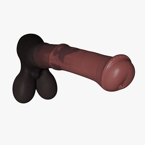 3D Horse Penis PBR 8K Highdetails Rigged 5 Options
