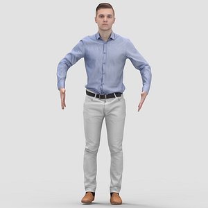 Characters T Pose 3D Models for Download