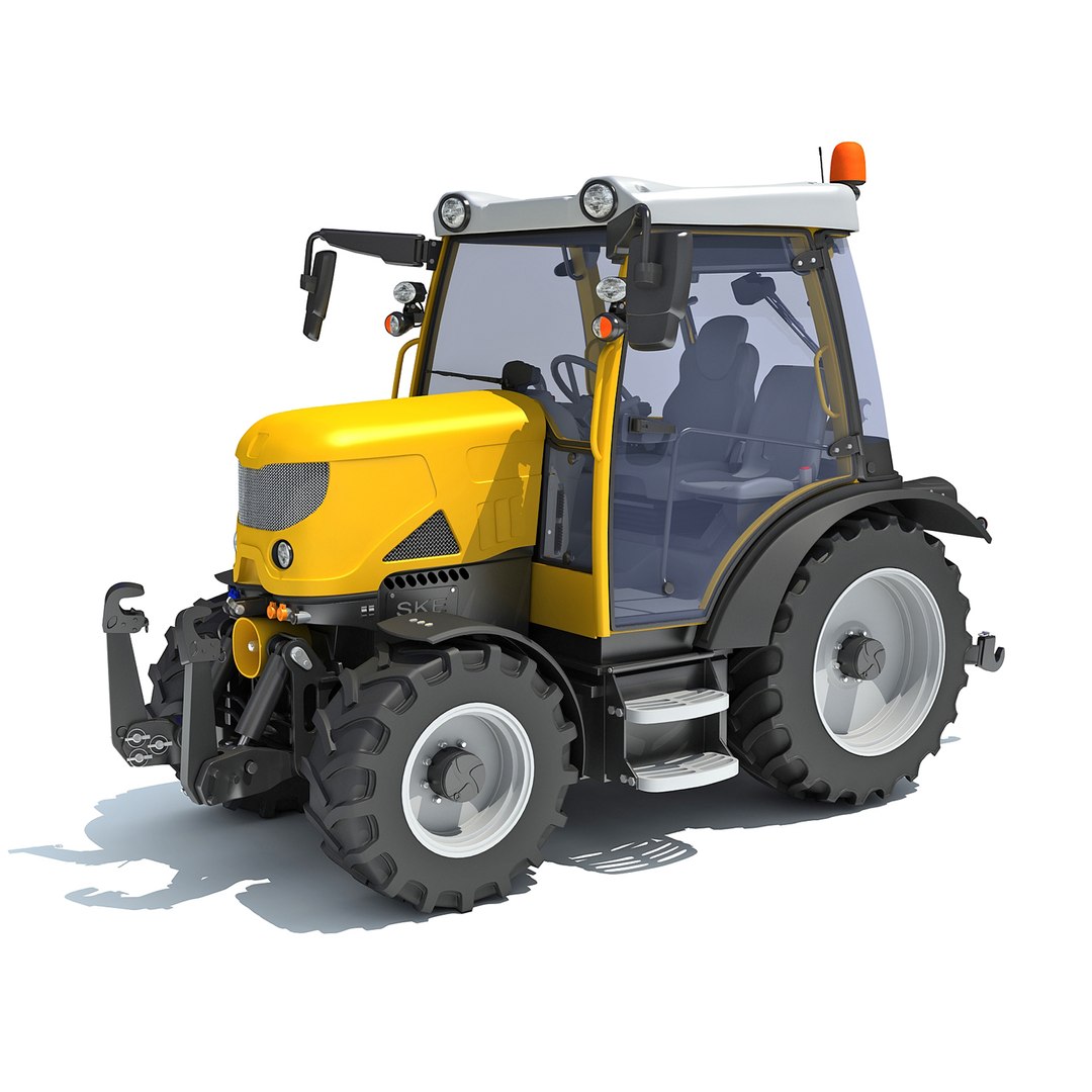 Rigitrac Farm Tractor Model - TurboSquid 2008030