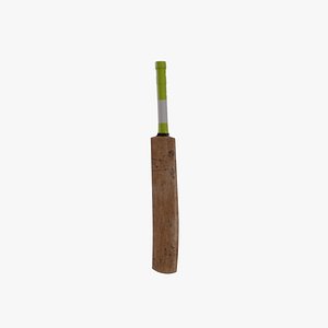 3D Cricket Bat model
