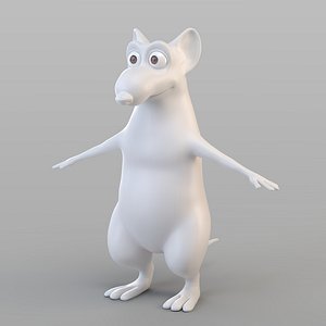 3D big mouse animation