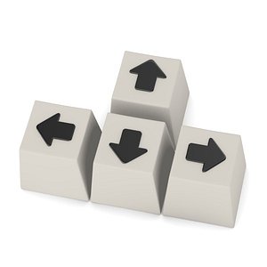 keyboard arrows 3d 3ds