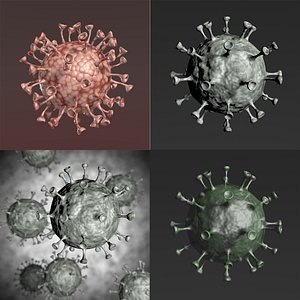 3D coronavirus virus