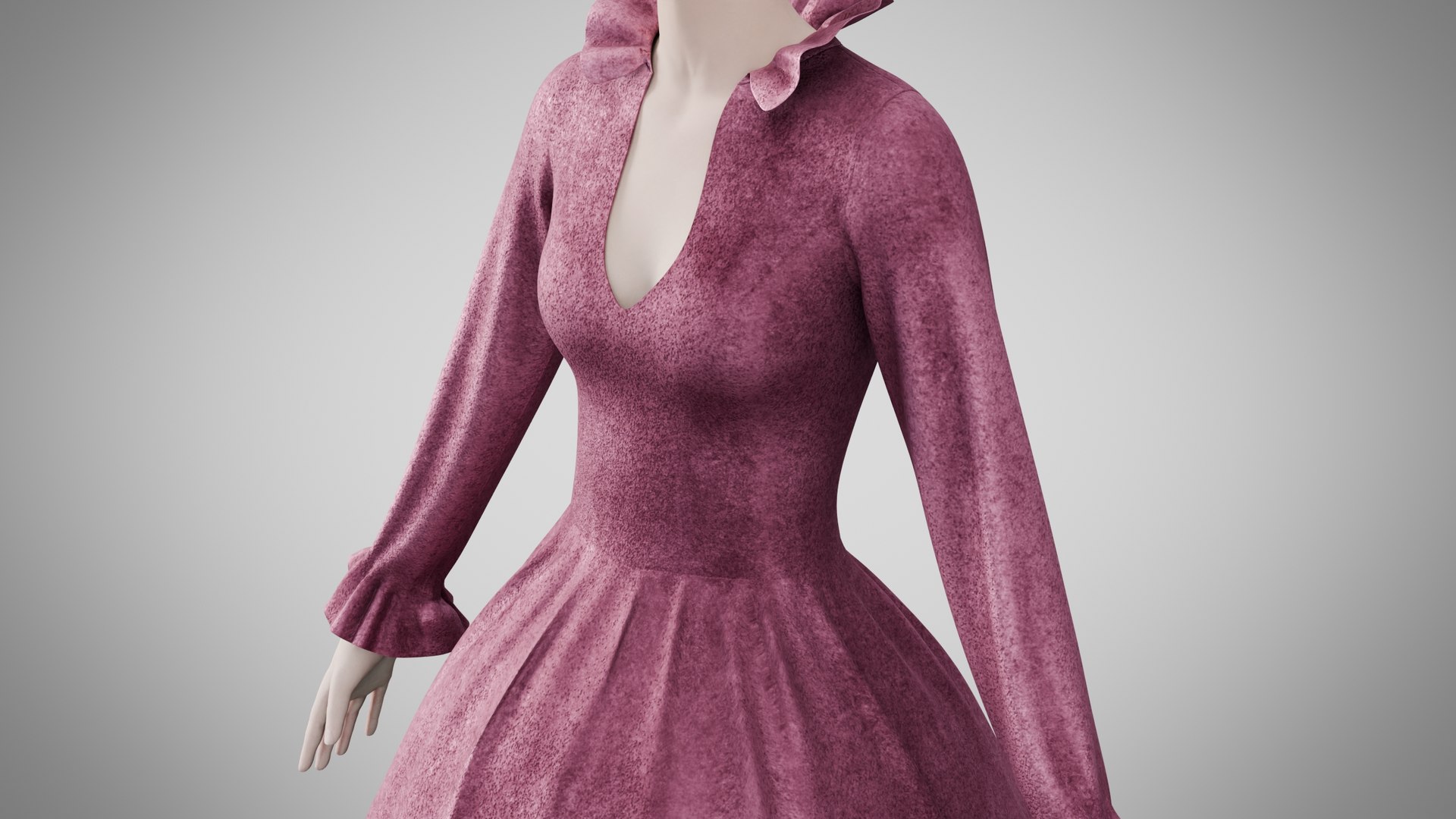 Dress 30 Dusty Rose Velvet 3D model https://p.turbosquid.com/ts-thumb/mx/jk8dUS/59/4/jpg/1762587230/1920x1080/fit_q87/3cef36aec548bcb2fc842e0ea1e1ece103de937f/4.jpg
