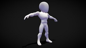 Male Base Stylized Body model
