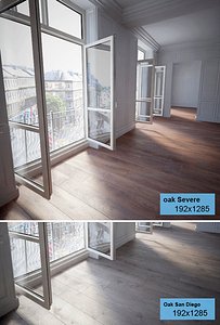 Oak floor