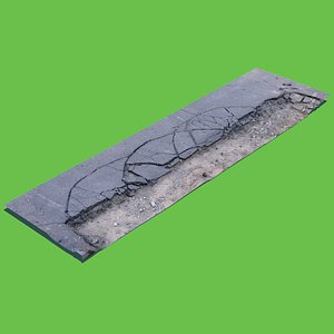 Asphalt Break (3D scan)