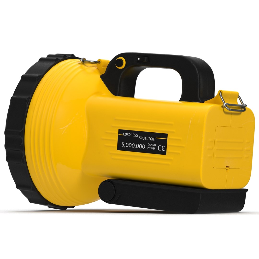3d Model Spotlight Flashlight