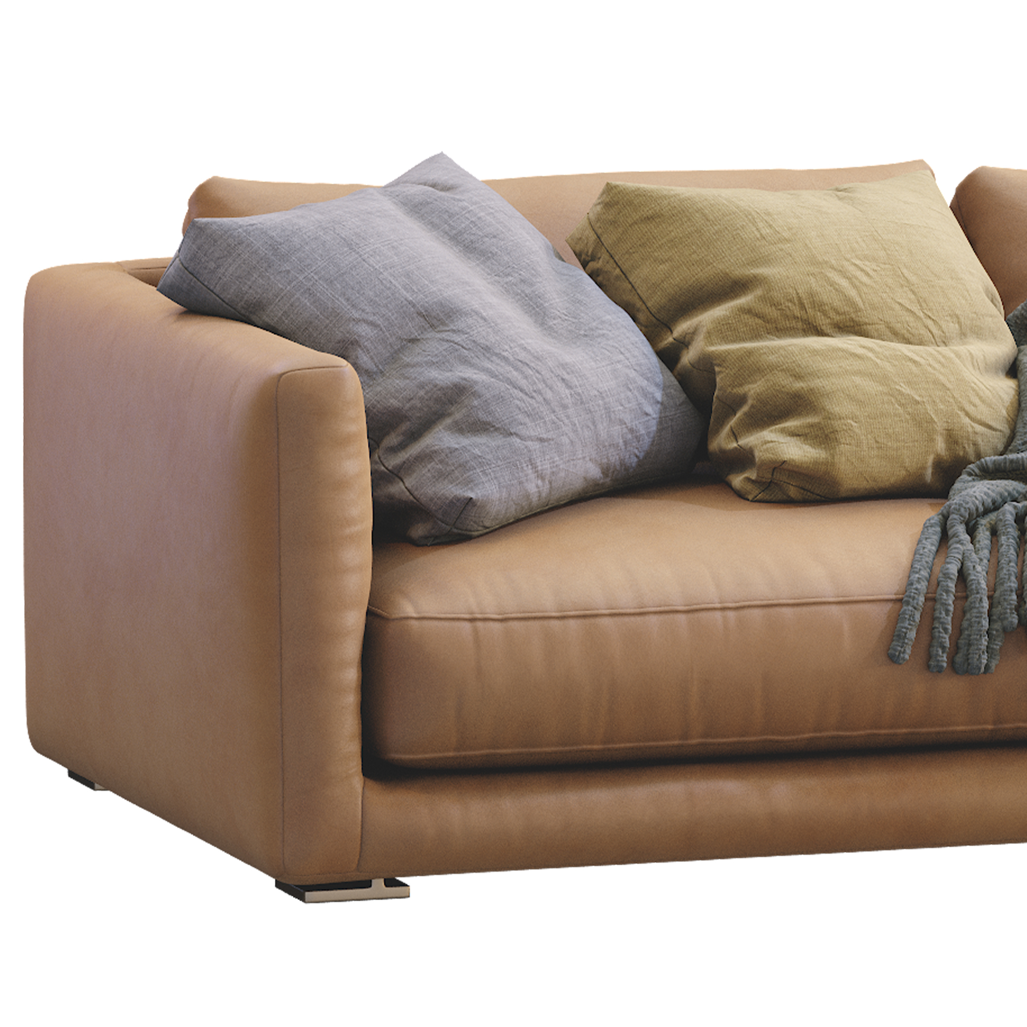 Poliform Leather Sofa BRISTOL 1 3D model TurboSquid 1750259
