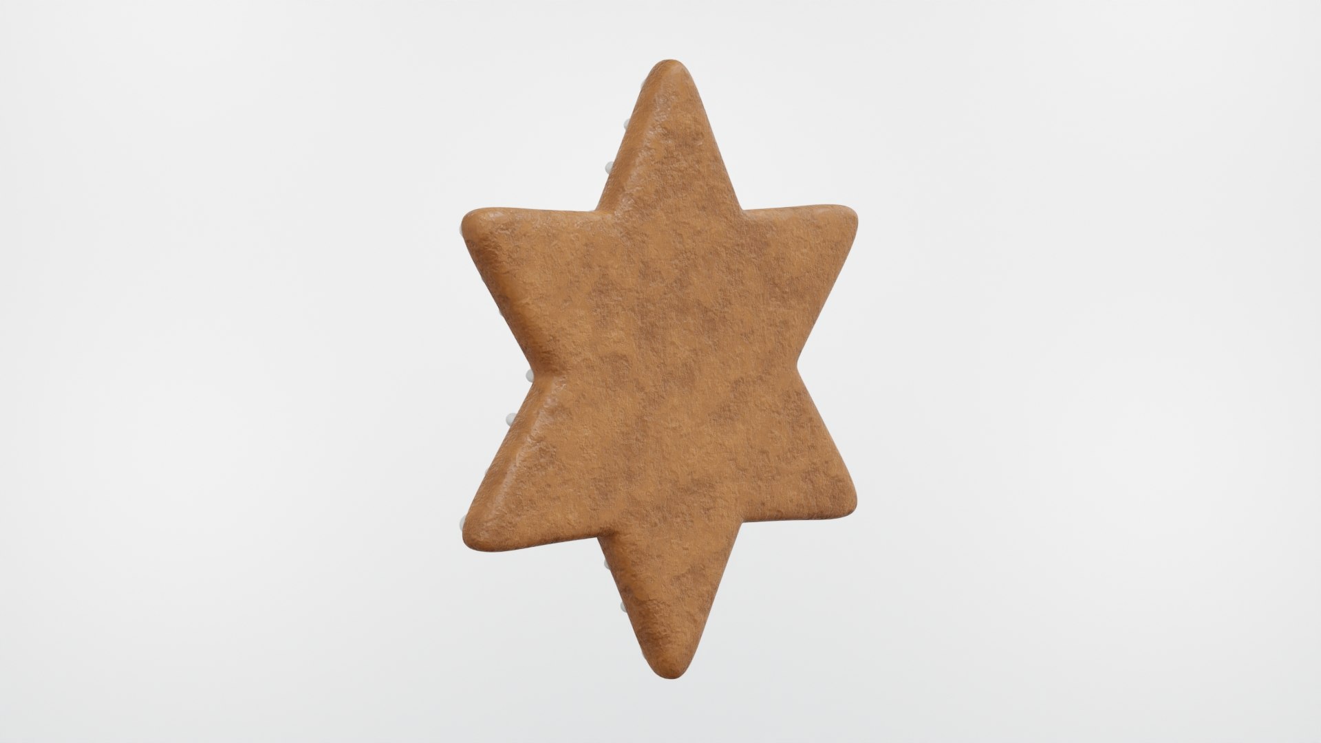 Gingerbread Christmas Cookie 06 Model - TurboSquid 2220149