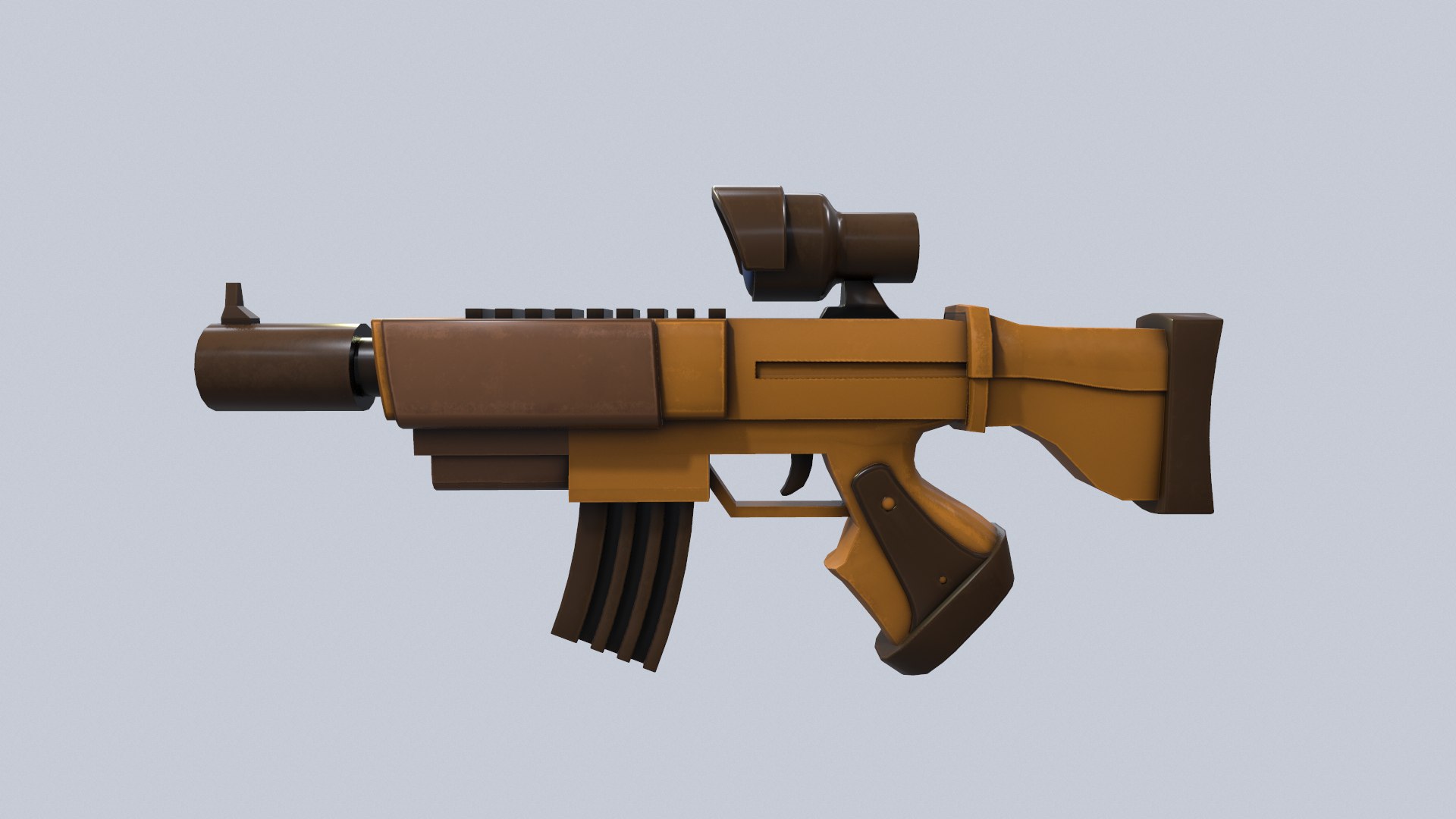 stylized scar shotgun 3D model https://p.turbosquid.com/ts-thumb/mx/qtEqOn/GyHM1FWf/screenshot001/png/1586739305/1920x1080/fit_q87/71a874bfc3563b15d3e763a913fe3f9beb4786a7/screenshot001.jpg