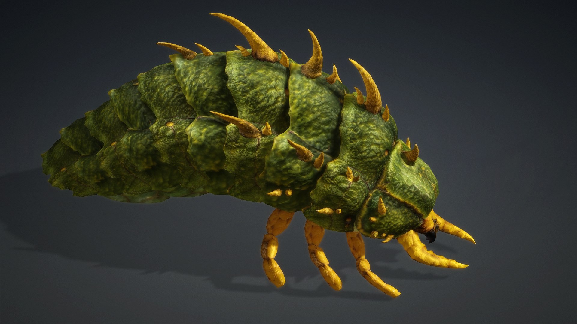 Larva-V2c 3D model https://p.turbosquid.com/ts-thumb/mx/wTHLhF/Fv/preview2/jpg/1778755710/1920x1080/fit_q87/096e0f6e4d9ef12b7b6a2afb36f258969e56a325/preview2.jpg