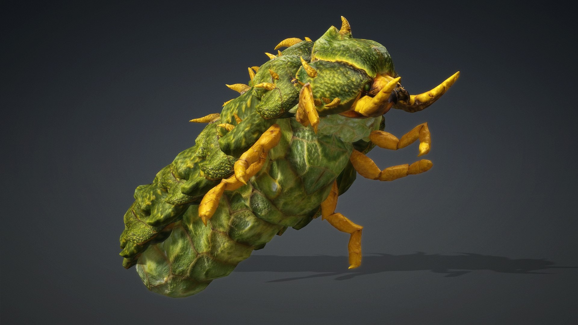 Larva-V2c 3D model https://p.turbosquid.com/ts-thumb/mx/wTHLhF/za/preview9/jpg/1778755716/1920x1080/fit_q87/0940ee583b5b2b9f67d0fc251707ac769fb7e882/preview9.jpg