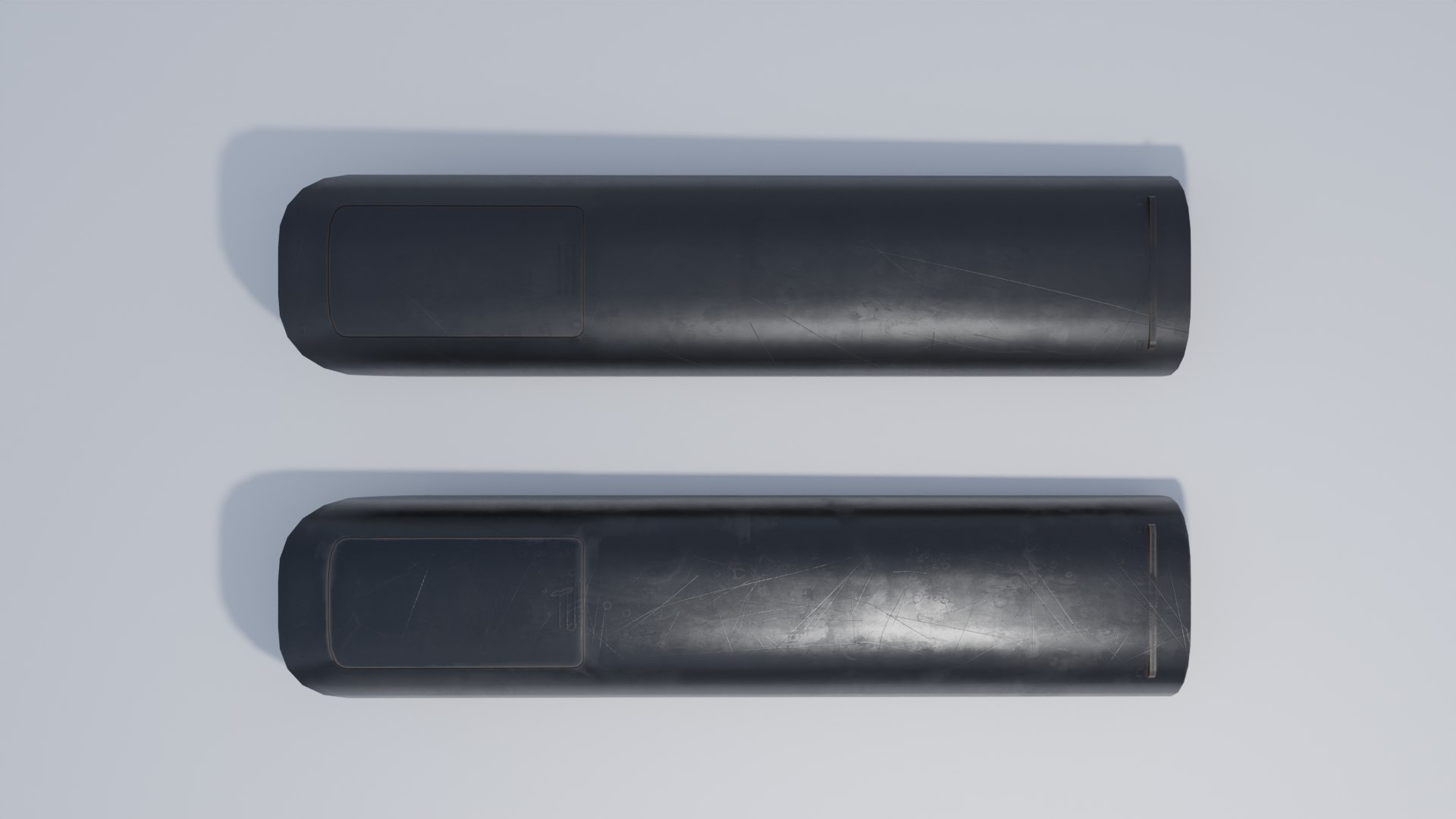 3D Large TV Remote with Distressed Version 4K - TurboSquid 1971933
