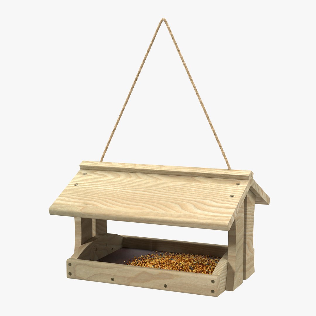 Bird Feeder 3D Model 3D model preview