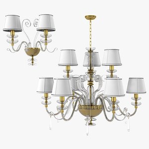 Il parlaume marina 1793 classic Chandelier  Wall lamp