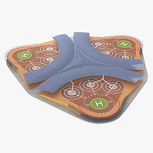 Skyport for Air Taxi 3D model