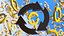 Triple Circular Arrows Symbol