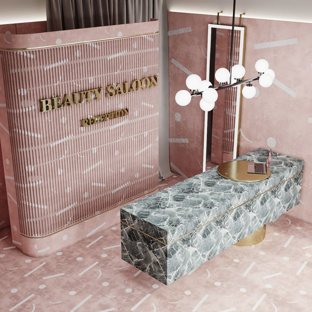 3D Reception Model - TurboSquid 1622457
