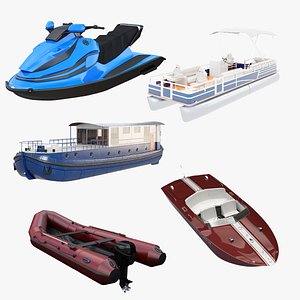 3D Recreational Watercraft Collection model