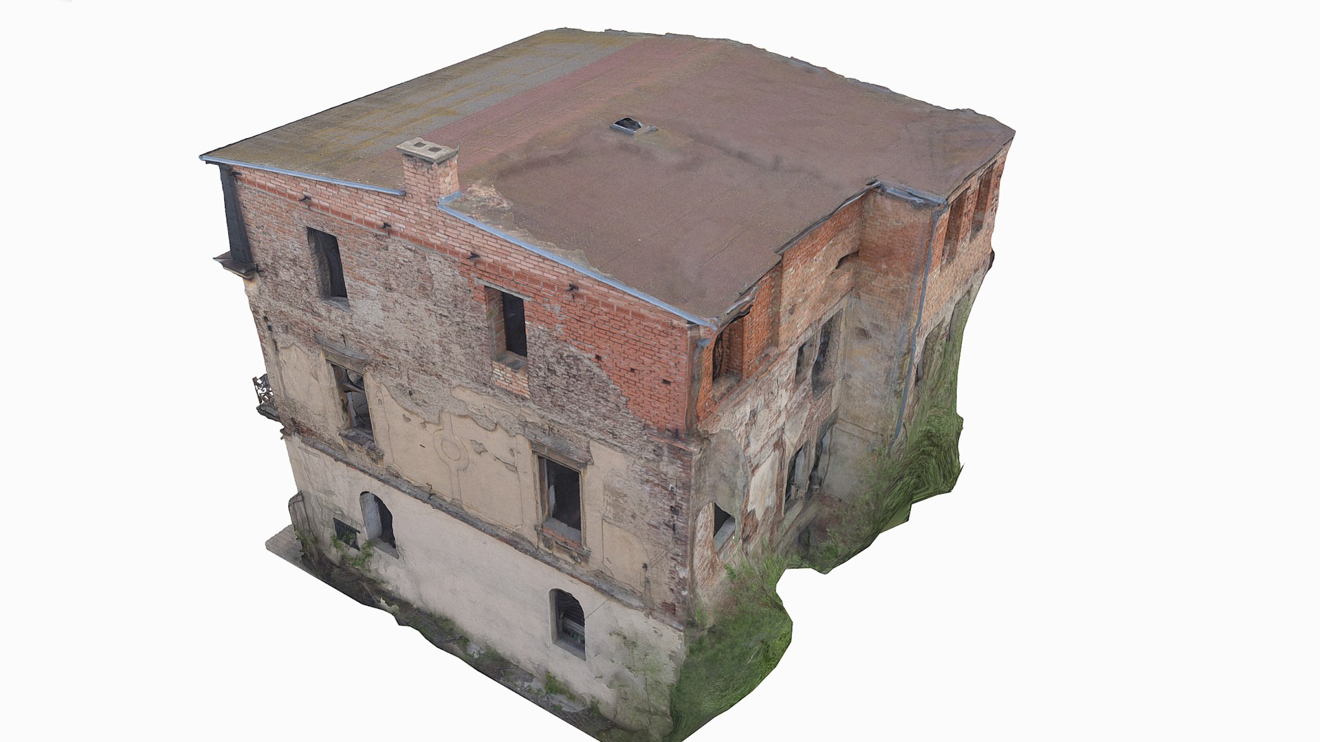 3D Decorated House Ruin - TurboSquid 2178605