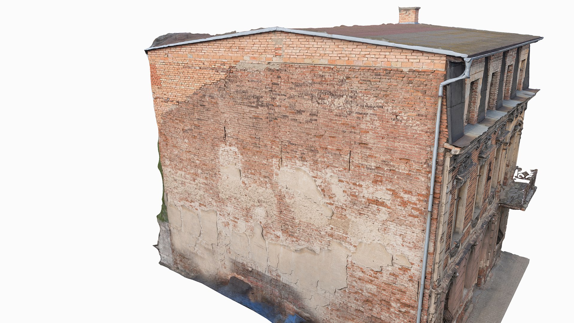 3D Decorated House Ruin - TurboSquid 2178605