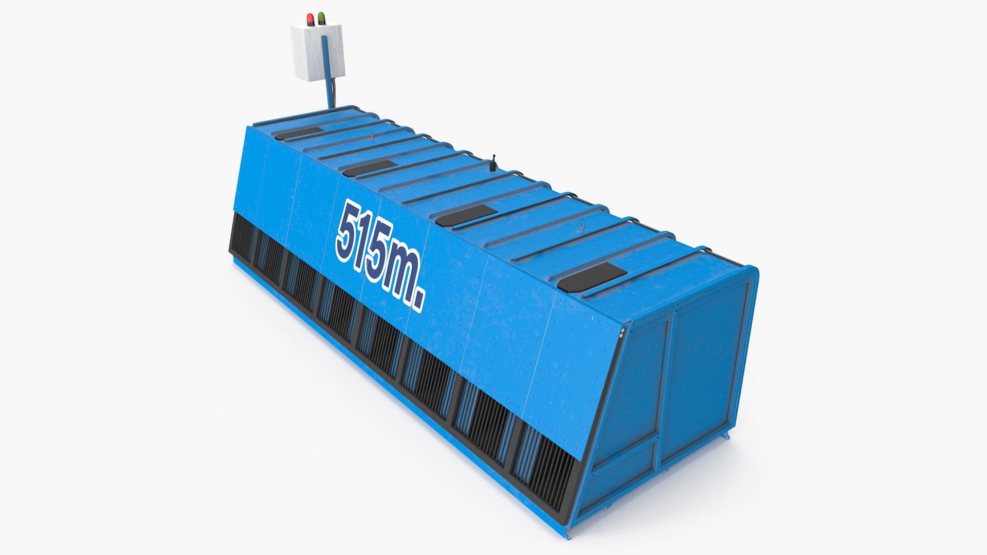 Greyhound Racing Starting Boxes 8 Doors 3D model preview