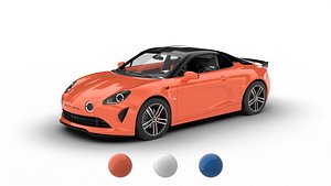 3D Alpine A110 S 2022 3d model