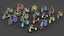 Bicycle Pack Low-poly