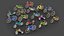 Bicycle Pack Low-poly