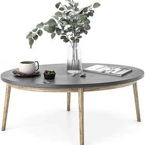3D coffee table set 4