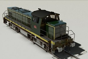 3d model locomotive sncf