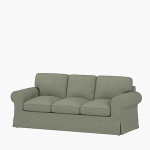 Ektorp 3 seat sofa  Hakebo grey-green
