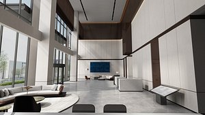 3D The Hotel Lobby 14