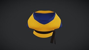 Dragonball Cloth for Bulldog In Low Poly 3D model