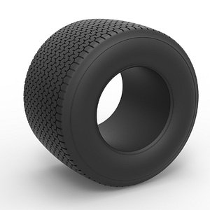Dirt Sprint racing tire 8 Scale 1 to 25